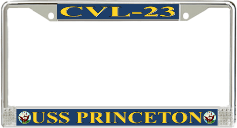 USS Princeton CVL-23 License Plate Frame