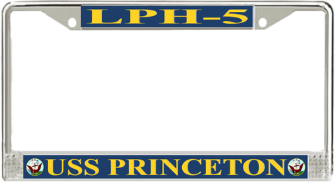 USS Princeton LPH-5 License Plate Frame