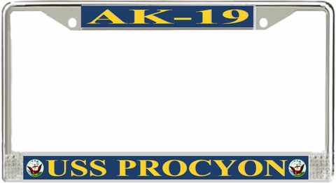 USS Procyon AK-19 License Plate Frame