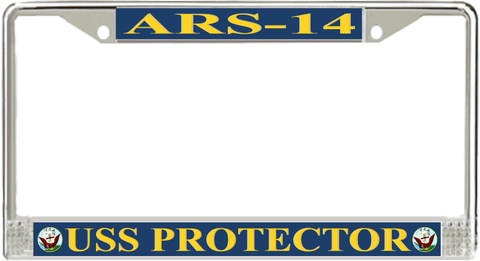 USS Protector ARS-14 License Plate Frame