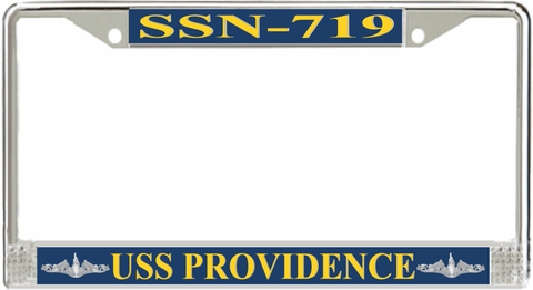 USS Providence SSN-719 License Plate Frame