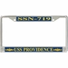 USS Providence SSN-719 License Plate Frame