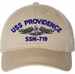 USS Providence SSN-719 with Dolphins Unstructured Dad Cap
