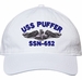 USS Puffer SSN-652 with Dolphins Unstructured Dad Cap