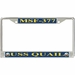 USS Quail MSF-377 License Plate Frame