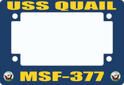 USS Quail MSF-377 Motorcycle Frame