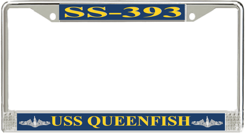 USS Queenfish SS-393 License Plate Frame