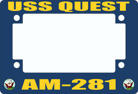 USS Quest AM-281 Motorcycle Frame