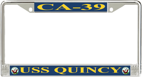 USS Quincy CA-39 License Plate Frame