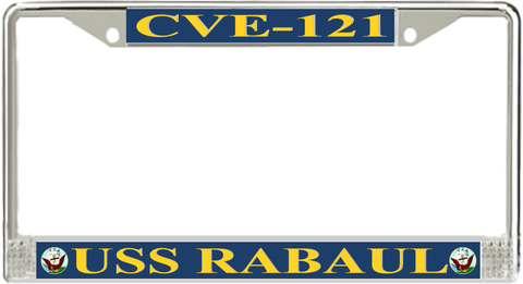USS Rabaul CVE-121 License Plate Frame