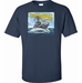 USS Ramage DDG-61 Printed Art T-Shirt