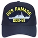 USS Ramage DDG-61 Ship Cap