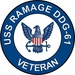 USS Ramage DDG-61 Veteran Decal Sticker