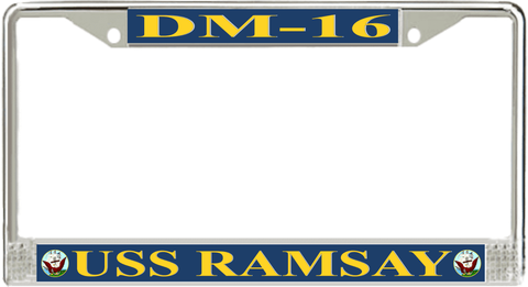 USS Ramsay DM-16 License Plate Frame