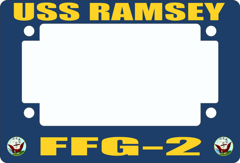 USS Ramsey FFG-2 Motorcycle Frame