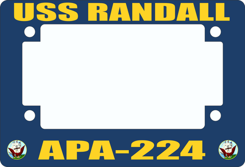 USS Randall APA-224 Motorcycle Frame