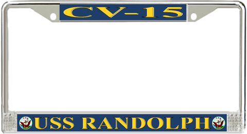USS Randolph CV-15 License Plate Frame
