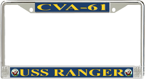 USS Ranger CVA-61 License Plate Frame