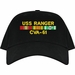 USS Ranger CVA-61 with Vietnam Service Ribbons Embroidered Cap