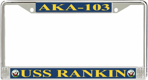 USS Rankin AKA-103 License Plate Frame