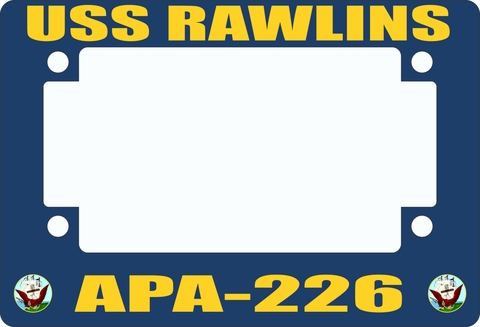 USS Rawlins APA-226 Motorcycle Frame