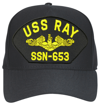 USS Ray SSN-653 ( Gold Dolphins ) Submarine Officer Cap