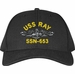USS Ray SSN-653 with Dolphins Custom Embroidered Cap