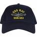USS Ray SSN-653 with Dolphins Custom Embroidered Cap