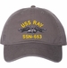 USS Ray SSN-653 with Dolphins Unstructured Dad Cap