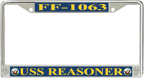 USS Reasoner FF-1063 License Plate Frame
