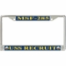 USS Recruit MSF-285 License Plate Frame