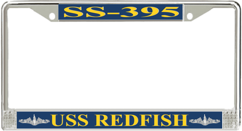 USS Redfish SS-395 License Plate Frame