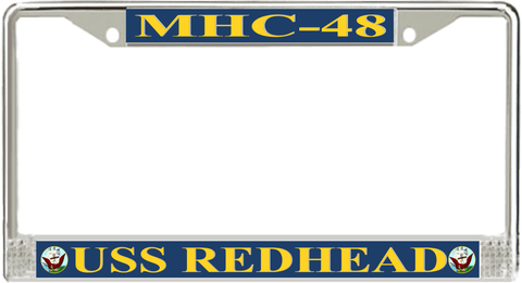 USS Redhead MHC-48 License Plate Frame