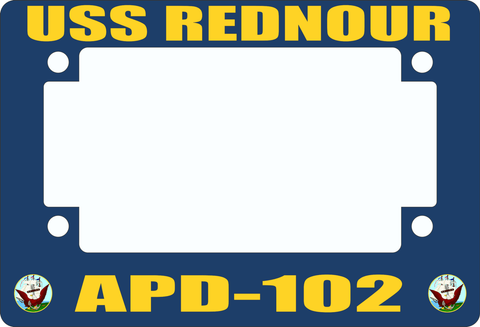 USS Rednour APD-102 Motorcycle Frame