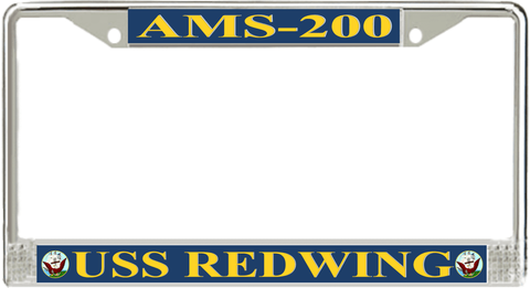 USS Redwing AMS-200 License Plate Frame