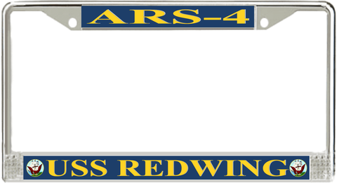 USS Redwing ARS-4 License Plate Frame