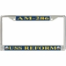 USS Reform AM-286 License Plate Frame