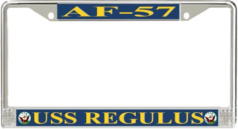 USS Regulus AF-57 License Plate Frame