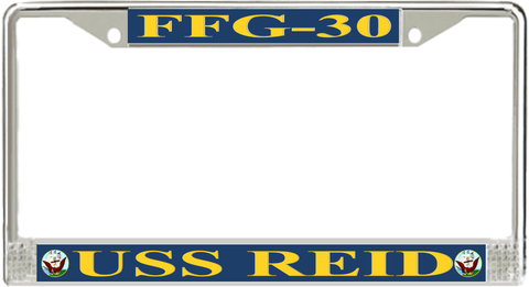 USS Reid FFG-30 License Plate Frame