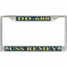USS Remey DD-688 License Plate Frame