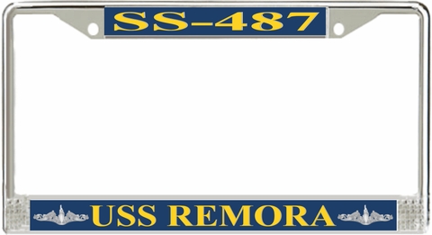 USS Remora SS-487 License Plate Frame