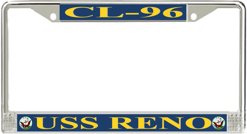 USS Reno CL-96 License Plate Frame