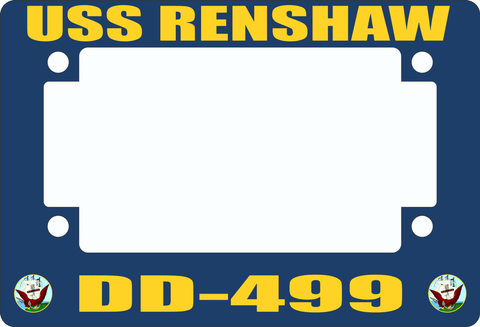 USS Renshaw DD-499 Motorcycle Frame