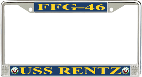 USS Rentz FFG-46 License Plate Frame