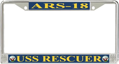 USS Rescuer ARS-18 License Plate Frame
