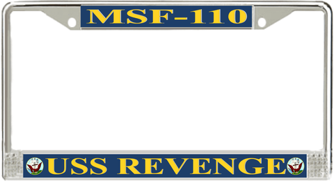 USS Revenge MSF-110 License Plate Frame