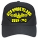USS Rhode Island SSBN-740 ( Gold Dolphins ) Submarine Officer Cap