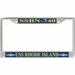 USS Rhode Island SSBN-740 License Plate Frame