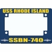 USS Rhode Island SSBN-740 Motorcycle Frame