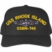 USS Rhode Island SSBN-740 Submarine Custom Embroidered Cap